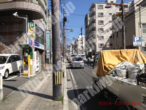 松山014：黄色いイルカの100円パーク　喜与町2丁目パーキング_03