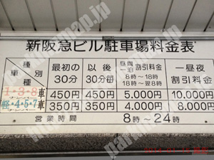 北721：新阪急ビル有料駐車場_01