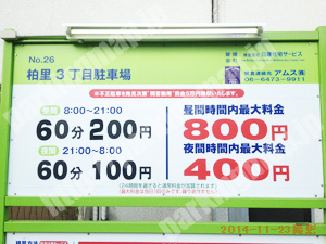西淀川022：日建住宅サービス柏里3丁目駐車場_01